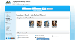 Desktop Screenshot of langhamcreekhighschool.org